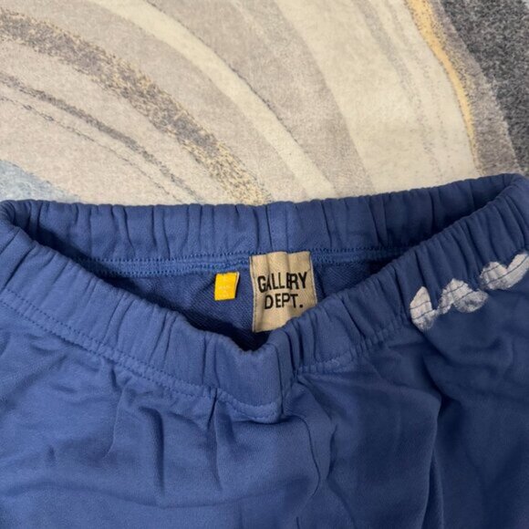 Gallery Dept Painted Flare Sweatpants Blue Size Medium Large or X-Large - Picture 2 of 3
